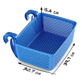 Carrie Box Pool Aufbewahrungskorb aus recyceltem Kunststoff - Blau