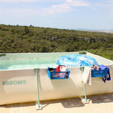 Carrie Box Pool Aufbewahrungskorb aus recyceltem Kunststoff - Blau