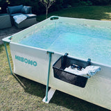 Carrie Box Pool Aufbewahrungskorb aus recyceltem Kunststoff - Grau